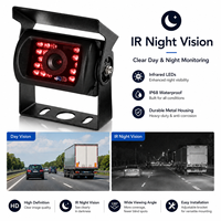 Système de caméra de recul pour camion OEM d'usine 7 pouces 4 canaux AI BSD 360° avec vision nocturne 1080P AHD IP68 étanche, kit de caméra de sécurité pour véhicule