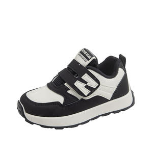 2025 शरद ऋतु संग्रह नए फैशन बच्चों की स्नीकर्स हल्के सांस लेने योग्य आकस्मिक खेल जूते स्लिप-ऑन मैजिक टेप - Product Image 5