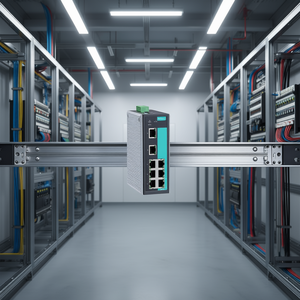 Moxa EDS-308-T สวิตช์แบบไม่ต้องมีการจัดการติดตั้งบนราง DIN อุปกรณ์เครือข่ายอุตสาหกรรมอีเธอร์เน็ต 8 พอร์ต - Product Image 3