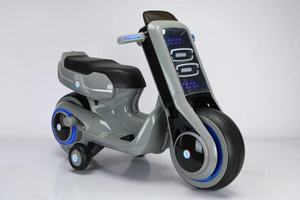 Nueva Motocicleta Eléctrica Infantil de Gran Tamaño, Diseño de Ciencia Ficción, Juguete de Plástico con Batería para Niños SAMATE - Product Image 3