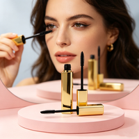 Faites votre propre étiquette mascara cils 4D haute définition imperméable à l'eau longue durée mascara coloré