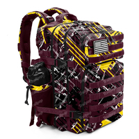 Sac à dos tactique de chasse et de pêche Trailpop pour l'extérieur avec plusieurs points d'attache, optimisé pour le rangement des équipements