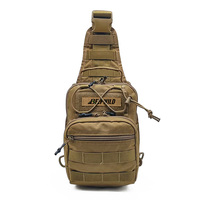 Sacs à bandoulière réglables et amovibles, fermeture éclair en nylon, sac bandoulière, sac de poitrine imperméable pour la pêche et la chasse