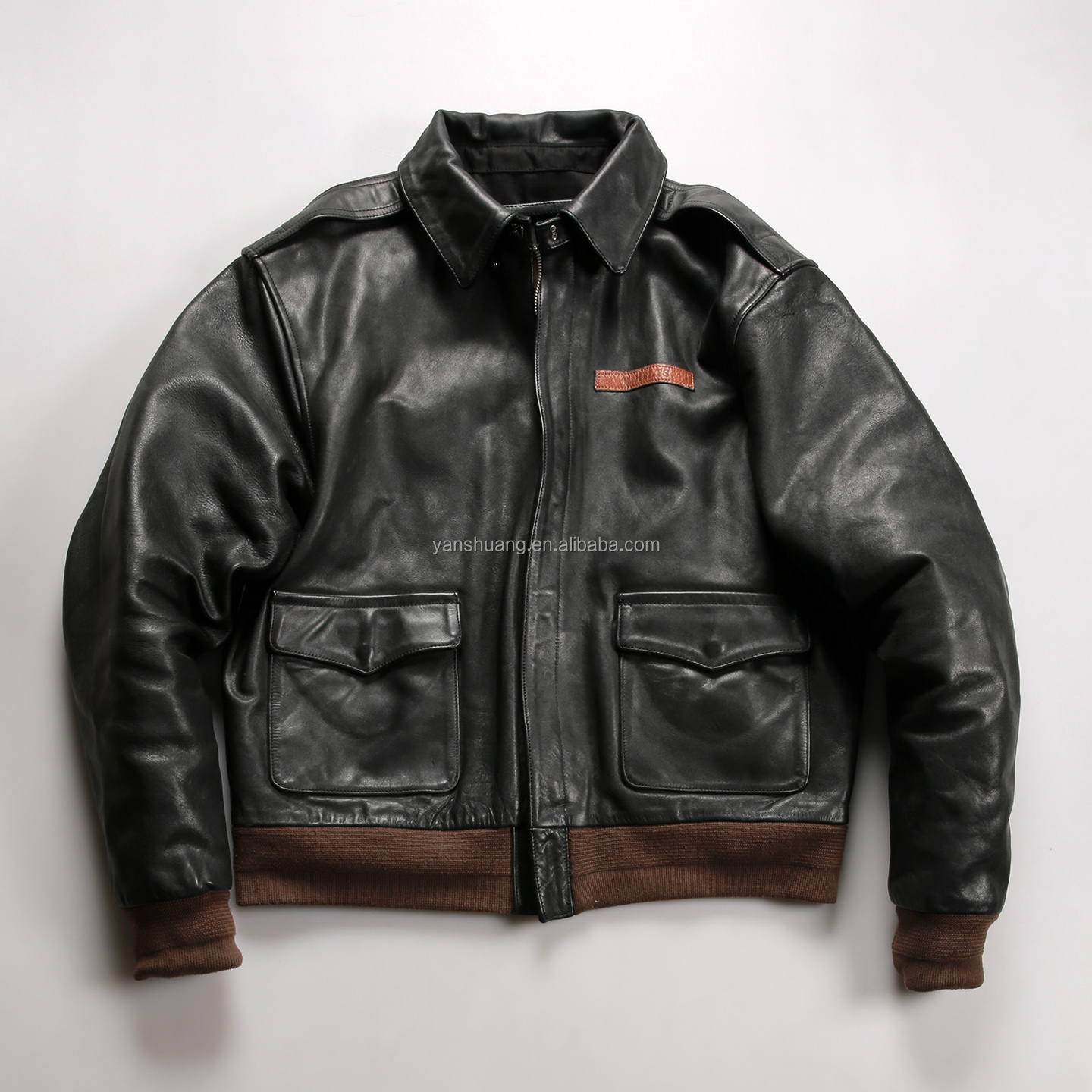 High-Quality-A2-Bomber-Black-