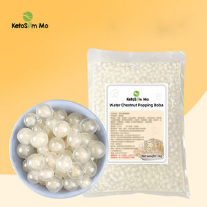 Cereales Ketoslim Mo de Castaña de Agua, Perlas Explosivas de Boba, Caja a Granel - Product Image 1