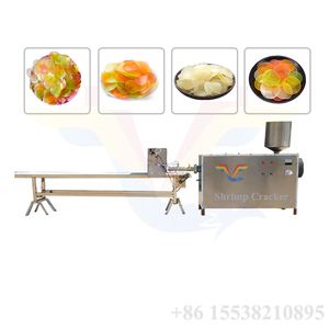 Máquina Extrusora Automática de Bocadillos de Camarón, Máquina para Hacer Chips de Mariscos, Línea de Producción de Galletas de Camarón - Product Image 3