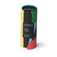 Boîte cylindrique de luxe pour bougies avec poignée, emballage haut de gamme pour bougies, tube en papier avec ruban