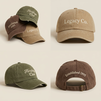 Gorra de Béisbol Vintage de Algodón Lavado, Estilo Dad Hat, con Logotipo Bordado, Suave, Sin Estructura, para Hombre y Mujer, en Varios Colores Neutros
