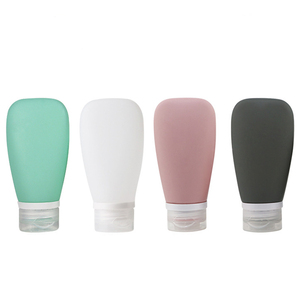 30ml/60ml/90ml silikon seyahat şişeleri, açık sızdırmaz sıkılabilir doldurulabilir kozmetik tüp şampuan losyon sabun sıvıları için - Product Image 1