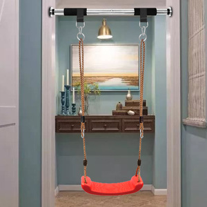 Columpio Infantil de Plástico para Interiores y Exteriores, Equipo de Juegos para Patio de Recreo, 42x26x9cm, Máx. 220 Libras, Uso Doméstico en Zona Infantil - Product Image 2