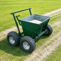 Machine de remplissage de sable pour gazon artificiel avec capacité de charge élevée pour la construction de terrains professionnels