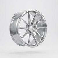 Rines Monobloque Forjados Superligeros 6061-T6 de Alta Resistencia a la Compresión, Borde Profundo Cromado, Rines Forjados Personalizados para Vehículos Eléctricos y SUV