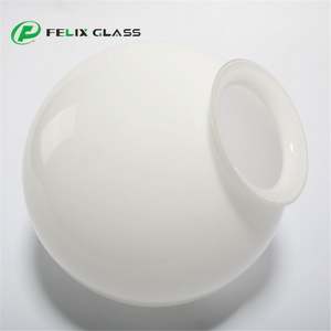 Cúpula de Vidrio Blanco Ópalo de Tamaño Personalizado, Pantalla de Vidrio para Lámpara, Cubierta de Vidrio para Lámpara Colgante de Interior - Product Image 1