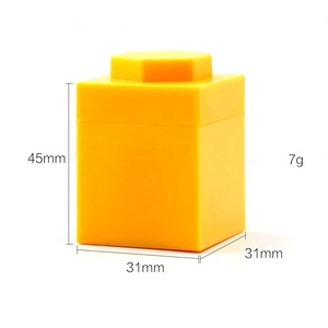 Hot bán 2024 trẻ em Đồ chơi đầy màu sắc LEGO hình Son dưỡng môi bao bì độc đáo Kem Jar ưa thích son môi son bóng rỗng container trường hợp - Product Image 5