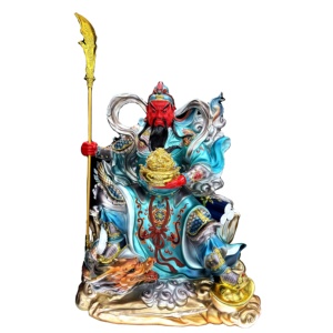 Estatua <span class=keywords><strong>de</strong></span> Guan Sheng Dijun sosteniendo un libro Estatua <span class=keywords><strong>de</strong></span> Guan Gong sosteniendo una espada Estatua <span class=keywords><strong>de</strong></span> resina del Dios <span class=keywords><strong>de</strong></span> la riqueza - Product Image 1