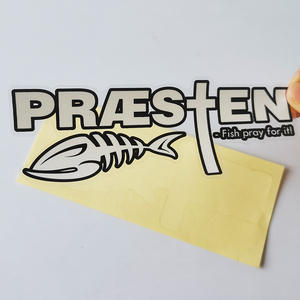 गर्म निविड़ अंधकार चिपकने वाला लोगो मुद्रित पारदर्शी <span class=keywords><strong>Vinyl</strong></span> मर कट स्टीकर कस्टम स्पष्ट लोगो स्टिकर - Product Image 2