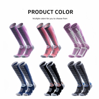 Chaussettes de sport d'hiver en laine mérinos personnalisables, chaussettes de randonnée chaudes pour adultes pour les activités de ski en plein air