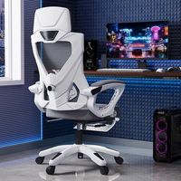 Chaise de bureau ergonomique en maille, large et extensible, avec cadre en nylon rotatif et hauteur réglable, fabriquée par un fabricant professionnel