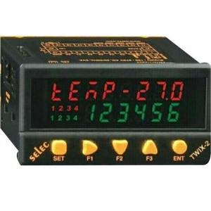 Contrôleur programmable compact (PLC) Selec TWIX-2-230 avec affichage LED 7 points, 8DI, 6DO, 1AI (TC/RTD) - Product Image 2