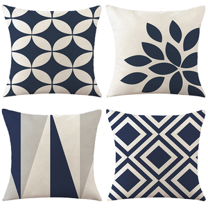 INSHARE - Fundas de Almohada Modernas Geométricas de Poliéster al por Mayor, Cojines para Sofá de Oficina, Almohadas para Cabecera y Respaldo, Decoración para el Hogar y Hoteles - Product Image 1