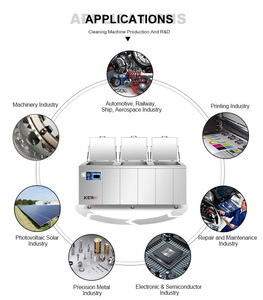 Nouvelle machine de nettoyage par ultrasons entièrement automatique, électrique, industrielle, multi-réservoirs, en acier inoxydable, 8000W, dégraissage multi-étapes, plastique - Product Image 4