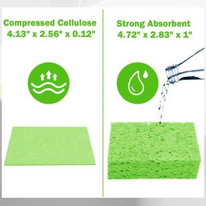 Eco Dish Sponge <b>Compressed</b> Biodegradable Cellulose Sponges Non-Scratch Natural Dish Sponge for Limpieza De Cocina - Product Image 3