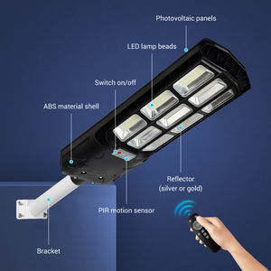 Lámpara <span class=keywords><strong>Solar</strong></span> LED para Calle <span class=keywords><strong>LUMIO</strong></span> All One ABS con Batería LiFePO4, IP65 Impermeable, Temperatura de Color 3000K-6500K, Uso en Carreteras, 2 Años de Garantía, Color Negro - Product Image 5