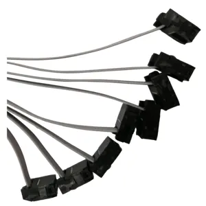 Custom 2 3 4 5 6 7 8 9 10 12 13 14 15 16 18 20 24 30 40 pin flach band idc kabel mit flexible flach kabel