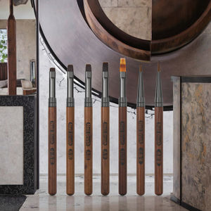 Pinceles de Nail Art de Madera de Sándalo con Mango de Nailon, Pinceles Profesionales para Delineado, Diseño de Líneas Finas, Pinceles para Pintura en Gel - Product Image 3