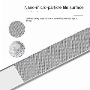 <span class=keywords><strong>Lime</strong></span> <span class=keywords><strong>à</strong></span> ongles professionnelle double face en nano-verre et acier, mini <span class=keywords><strong>lime</strong></span> <span class=keywords><strong>à</strong></span> ongles lavable en plastique, outil de polissage pour une manucure sans danger, droite - Product Image 4