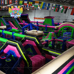 Scivolo Gonfiabile Ecologico in PVC per Parco a Tema, Castello Gonfiabile con Piscina di Palline, Grande Area Giochi - Product Image 2