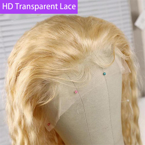 Parrucche Lace Frontal 13x6 Biondo 613 all'Ingrosso, 30 40 Pollici, <span class=keywords><strong>Capelli</strong></span> Umani Vietnamiti Lisci e <span class=keywords><strong>Lunghi</strong></span>, <span class=keywords><strong>Parrucca</strong></span> HD con Chiusura Frontale in Pizzo Trasparente - Product Image 6