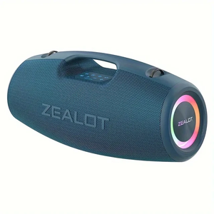 Altavoz Zealot S78 Boombox con <span class=keywords><strong>la</strong></span> <span class=keywords><strong>Mejor</strong></span> Calidad de Sonido, 100W de Bajos Potentes, Altavoz 5.0, Batería de 24000mAh, RGB, IPX6, Resistente al Agua, Ideal <span class=keywords><strong>para</strong></span> <span class=keywords><strong>Fiestas</strong></span> - Product Image 1