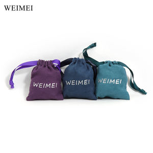 WEIMEI personnalisé toile bijoux pochette emballage sac velours cadeau sac/velours pochette pour bijoux pochette avec logo - Product Image 6