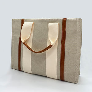 Bolso Tote de lona de diseñador de moda al por mayor bolsos de señora bolso de cáñamo <span class=keywords><strong>Nepa</strong></span> - Product Image 1