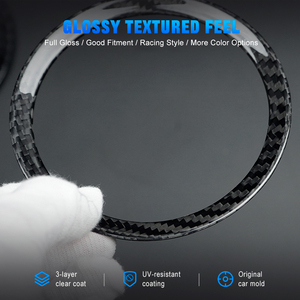 Shasha N-<span class=keywords><strong>MINI</strong></span>-1094 Grille de protection des haut-parleurs de porte intérieure en fibre de carbone véritable pour <span class=keywords><strong>Mini</strong></span> <span class=keywords><strong>Cooper</strong></span> R56 Accessoires - Product Image 3