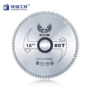 S-T-2 Lingfeng manufacturer universal 405mm TCT pisau gergaji bundar untuk memotong aluminium