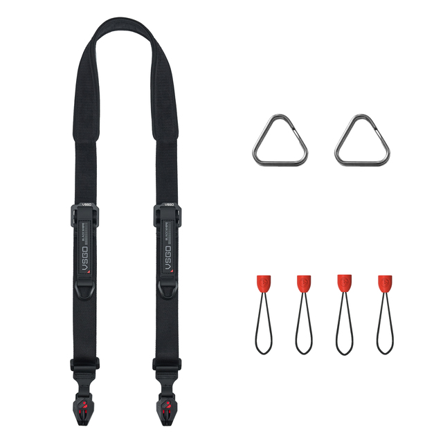 VB002 Black Snipe Professional Quick-Release Buckle Cycling Wrist Customised Camera Straps
