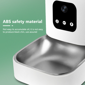 Mangeoire automatique pour animaux de compagnie, wi-fi, 4 l, 2.4G, bol avec caméra, amovible, en acier inoxydable - Product Image 5
