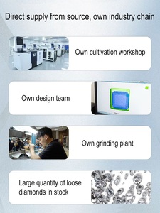 IGI chứng nhận màu hồng phòng thí nghiệm kim cương 0.5ct-5Carat Emerald Shaped tuyệt vời & tốt cắt rạng rỡ cắt hình bầu dục cho đồ trang sức mỹ làm - Product Image 5