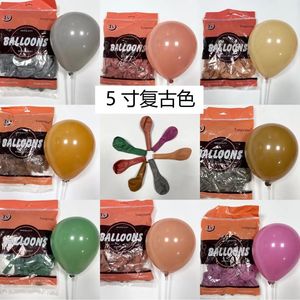 Tongyes <b>Balloons</b> <b>5</b> <b>Inch</b> Latex Classic Color For Events Mother's Day Graduation Chinese New Year - Product Image 3