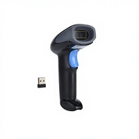 Lecteur de codes-barres QR sans fil avec interface USB, capteur CMOS, vitesse de numérisation de 30 ips, résolution de 5 mil, couleur noir/orange - Lecteur de codes efficace
