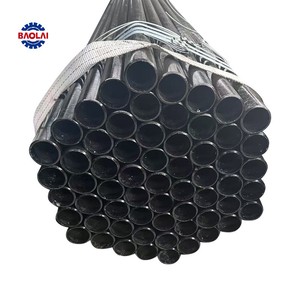 Tuyaux et tubes en acier sans soudure ASTM A106 A53 <span class=keywords><strong>GR</strong></span>.B SCH40 6M 2 pouces 24 pouces certifiés API, peinture noire, tube sans soudure pour l'huile et le gaz - Product Image 1