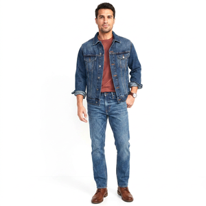 Finer Threads Your Own Style Good Manufacturer Private Label Denim <b>Jackets</b> Premium Quality Hot Selling <b>Men</b> Stand Hooded 100% - Product Image 1