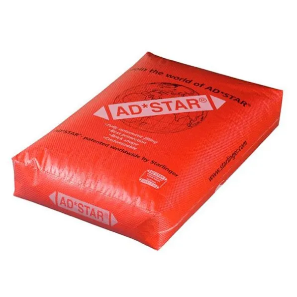 Starlinger polypropylene 50kg cement bag price gypsum powder 50kg bag resin AD STAR PP Valve bag