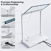 Écran tactile interactif OLED transparent de 30/55/77 pouces, haute définition, design ultra-fin, adapté aux écrans haut de gamme