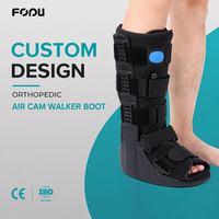 Botte de marche pneumatique courte à conception personnalisée, avec support réglable pour le pied et la cheville