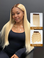 Lots de Cheveux Vierges Brésiliens Ondulés et Lisses 12-30 Pouces, Double Trame Faite à la Machine, Non Traités, Tissage Naturel, Vente en Gros pour Femmes