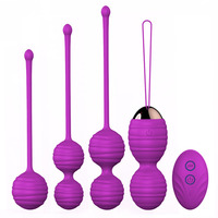 Boules de Kegel pour exercices vaginaux, 12 vitesses, œufs vibrants en silicone, vibromasseur, boule Geisha, massage vaginal, jouet sexuel pour femmes