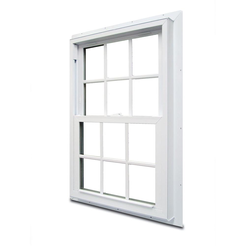 Cửa Sổ Kính Cách Âm Cho Ngôi Nhà Kích Thước Lớn Màu Đen Mờ Upvc Double Hung Bão Tác Động Cửa Sổ Màu Đen